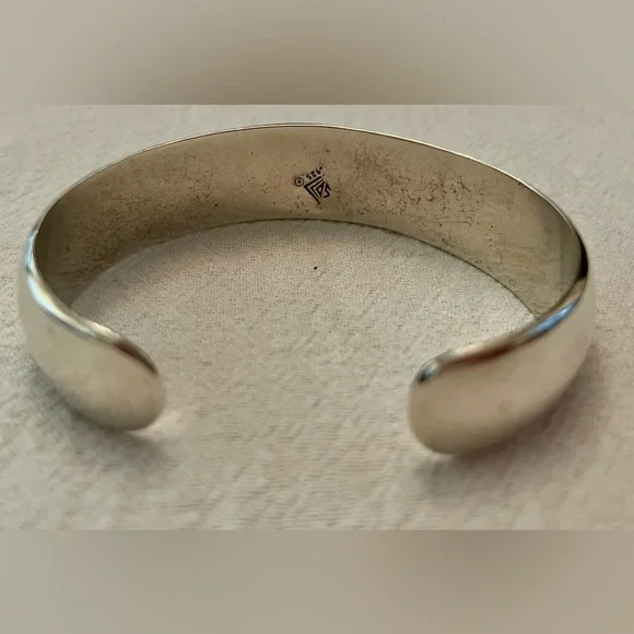 Very Rare Silpada Sterling Silver Cuff Bracelet - Picture 2 of 13
